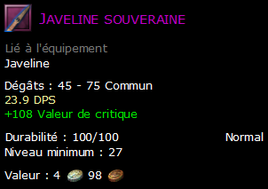 Javeline souveraine