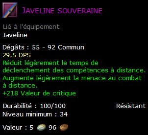 Javeline souveraine