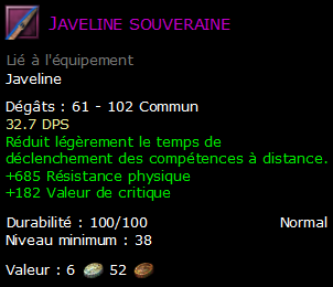 Javeline souveraine