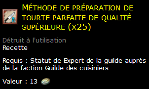 Méthode de préparation de tourte parfaite de qualité supérieure (x25)