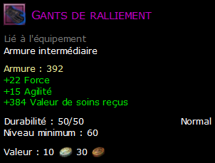 Gants de ralliement