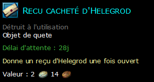 Recu cacheté d'Helegrod