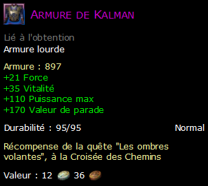 Armure de Kalman