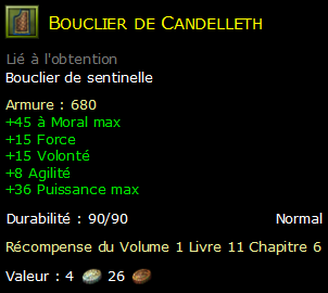 Bouclier de Candelleth