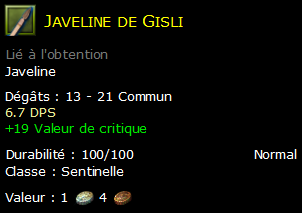 Javeline de Gisli