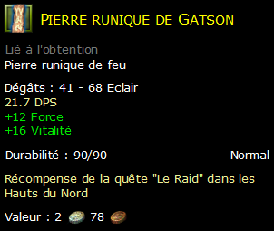 Pierre runique de Gatson