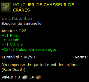 Bouclier de chasseur de crânes