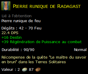 Pierre runique de Radagast