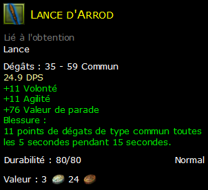 Lance d'Arrod