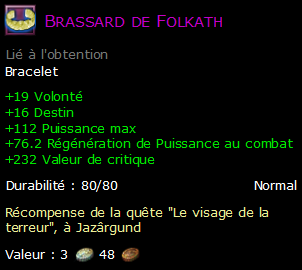 Brassard de Folkath