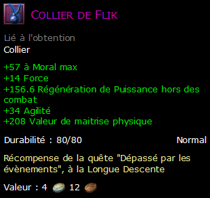 Collier de Flik