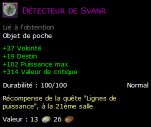 Détecteur de Svanr