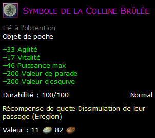 Symbole de la Colline Brûlée