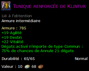 Tunique renforcée de Klintur