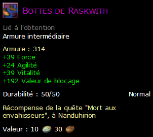 Bottes de Raskwith