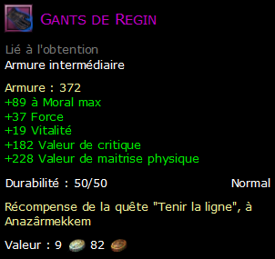 Gants de Regin