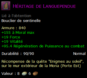 Héritage de Languependue