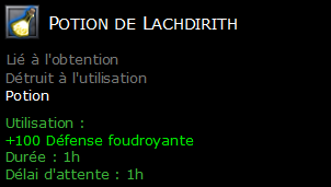 Potion de Lachdirith