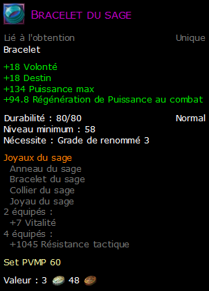 Bracelet du sage