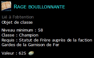 Rage bouillonnante