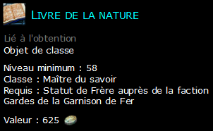 Livre de la nature