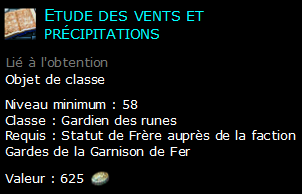 Etude des vents et précipitations