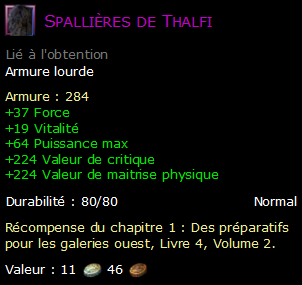 Spallières de Thalfi