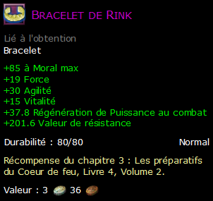 Bracelet de Rink