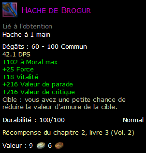 Hache de Brogur