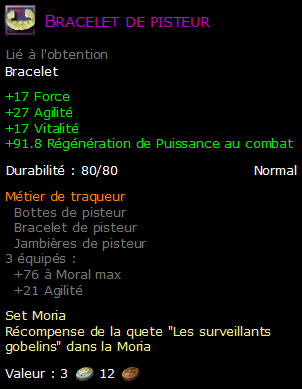 Bracelet de pisteur