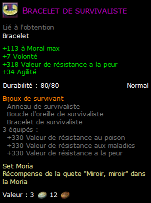 Bracelet de survivaliste