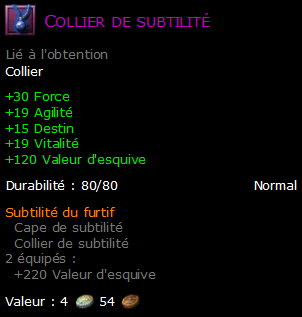 Collier de subtilité