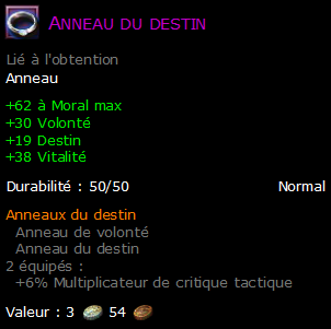 Anneau du destin