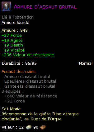 Armure d'assaut brutal