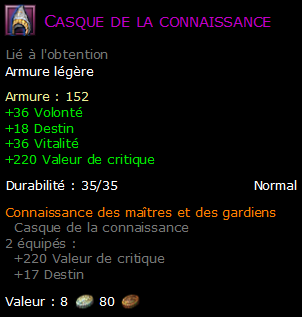 Casque de la connaissance