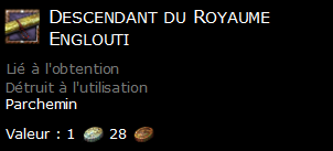 Descendant du Royaume Englouti