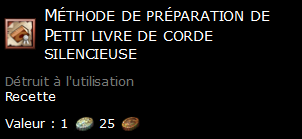 Méthode de préparation de Petit livre de corde silencieuse