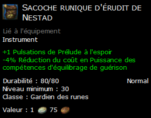 Sacoche runique d'érudit de Nestad