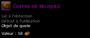 Coffre de reliques