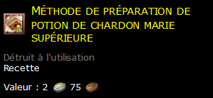 Méthode de préparation de potion de chardon marie supérieure