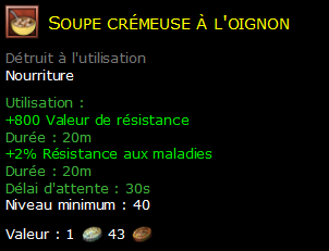 Soupe crémeuse à l'oignon