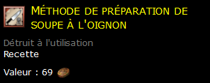 Méthode de préparation de soupe à l'oignon