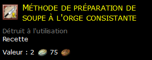 Méthode de préparation de soupe à l'orge consistante