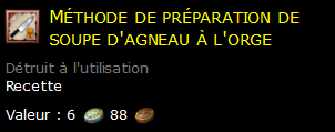 Méthode de préparation de soupe d'agneau à l'orge