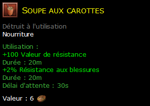 Soupe aux carottes