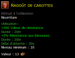 Ragoût de carottes