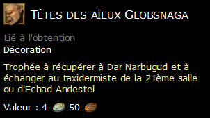 Têtes des aïeux Globsnaga