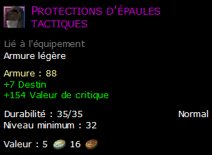 Protections d'épaules tactiques