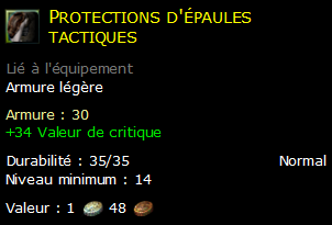 Protections d'épaules tactiques