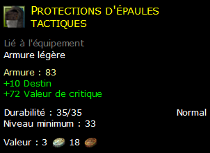 Protections d'épaules tactiques